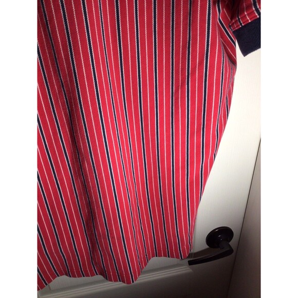 Vintage Ivy Crew Explorer USA Red White Blue XL Polo - Picture 16 of 16